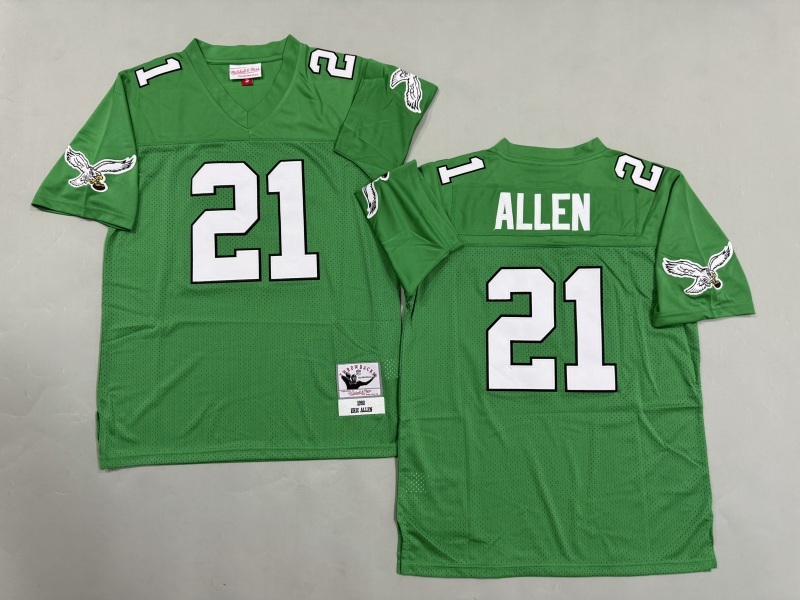 Men 2025 Philadelphia Eagles #21 Allen green Throwback Limited NFL Jersey style 001->philadelphia eagles->NFL Jersey
